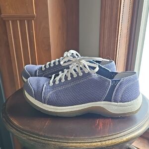 Casual Summer Blue Canvas Sneakers